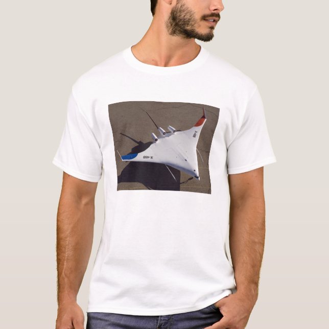 Camiseta Vehículo aéreo no tripulado con cuerpo de ala pleg (Anverso)