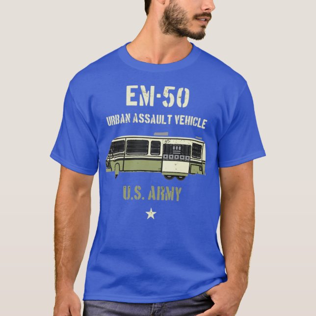Camiseta Vehículo de asalto urbano Stripes EM-50 (Anverso)