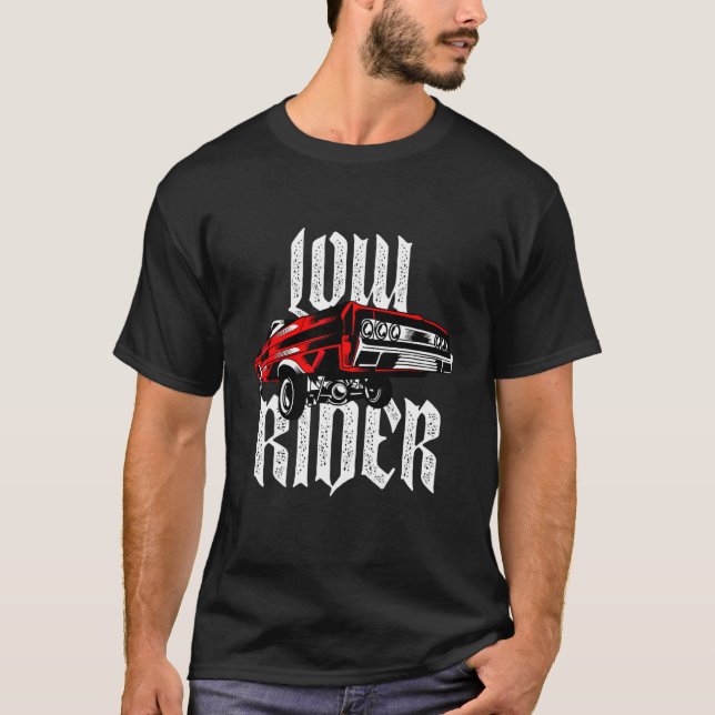 Camiseta Vehículo de bajo costo para motocicletas Mens Lowr (Anverso)