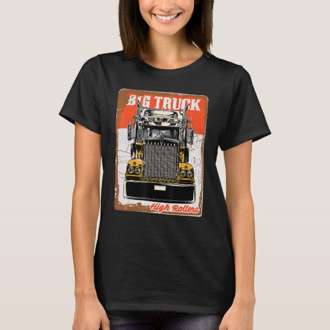 Camiseta Vehículo de camiones grandes (Anverso)