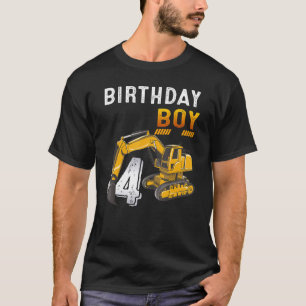Camiseta Vehículo de construcción de 4 años Excaballería
