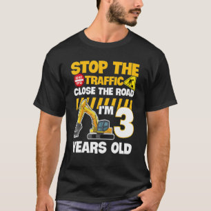 Camiseta Vehículo de construcción de Guay de 3 años