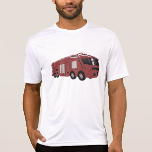 Camiseta Vehículo de mando futurista rojo de ciencia ficció