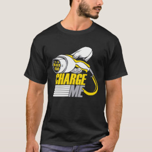 Camiseta Vehículo eléctrico EV de conducción de vehículos e