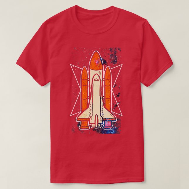 Camiseta Vehículo espacial (Diseño del anverso)