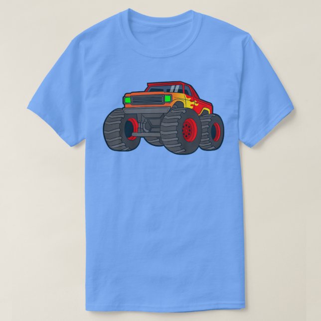 Camiseta Vehículo gigante de monstruos para niños Show Car  (Diseño del anverso)