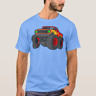 Camiseta Vehículo gigante de monstruos para niños Show Car 