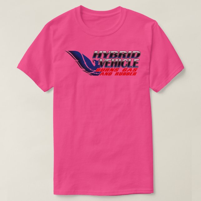 Camiseta Vehículo híbrido (Diseño del anverso)