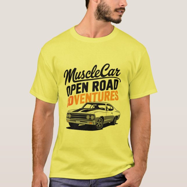 Camiseta Vehículo muscular (Anverso)
