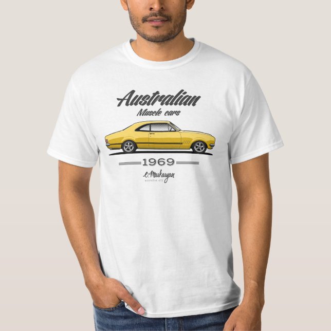 Camiseta Vehículo muscular australiano (Anverso)