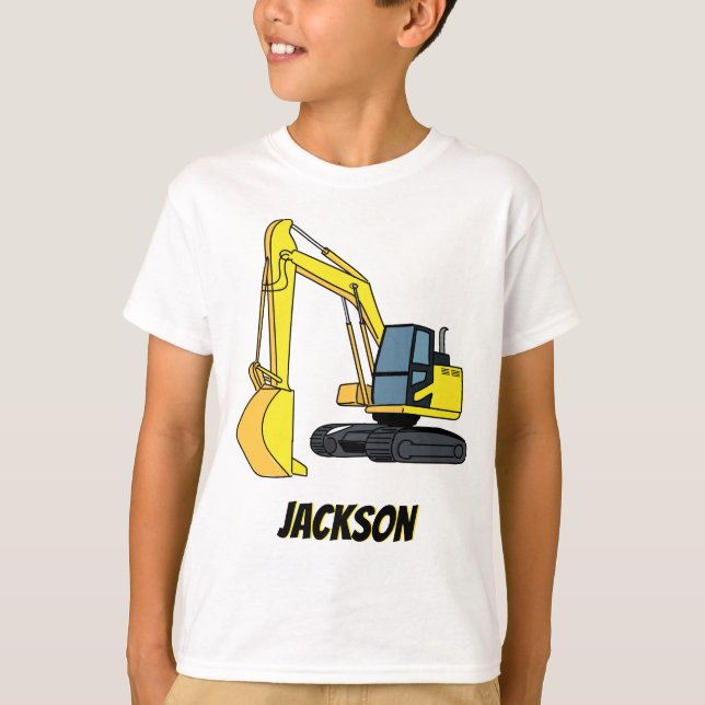 Camiseta Vehículo personalizado de la construcción del (Anverso)