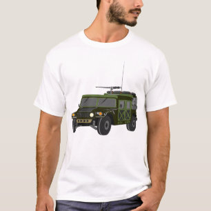 Camiseta Vehículo táctico todoterreno Humvee militar
