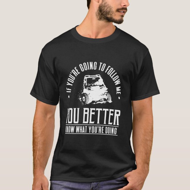 Camiseta Vehículo Terrestre De Utilidad Sxs Paralela Utv Ro (Anverso)