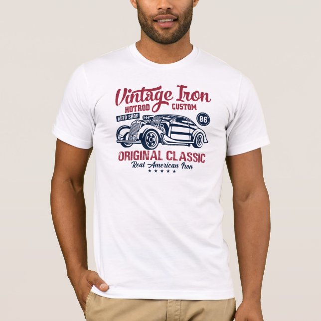 Camiseta Vehículo vintage (Anverso)