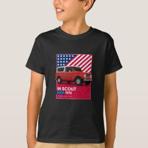 Camiseta Vehículos clásicos IH Scout 800A 1970