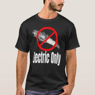 Camiseta Vehículos Eléctricos con Buja T Tachada