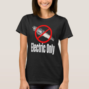 Camiseta Vehículos Eléctricos con Buja T Tachada