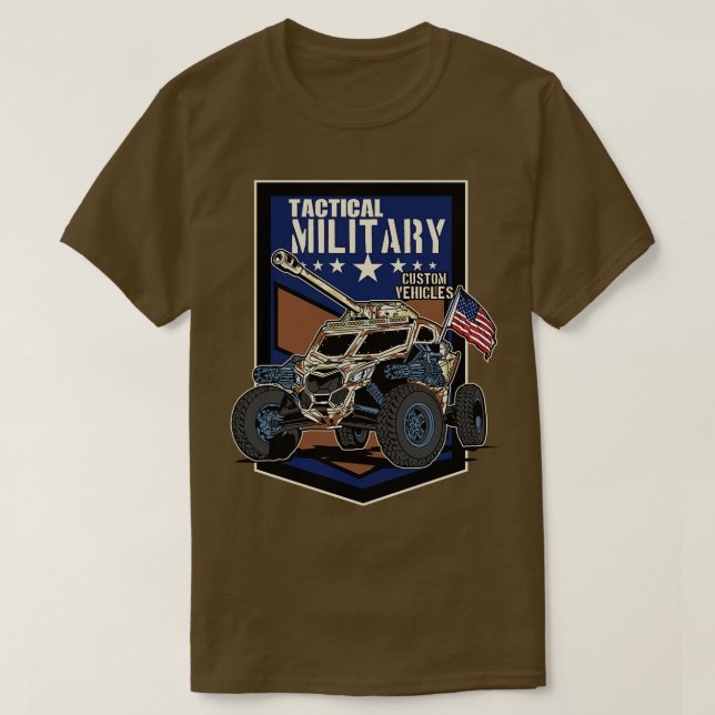 CAMISETA VEHÍCULOS PERSONALIZADOS MILITARES (Diseño del anverso)