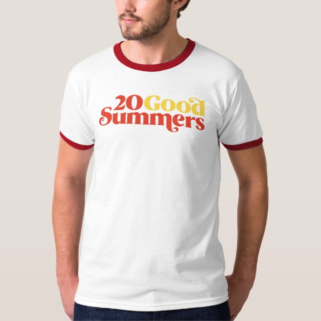 Camiseta Veinte buenos veranos: Ringer (Anverso)