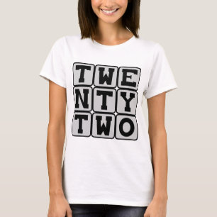 Camiseta Veintidós, Número 22