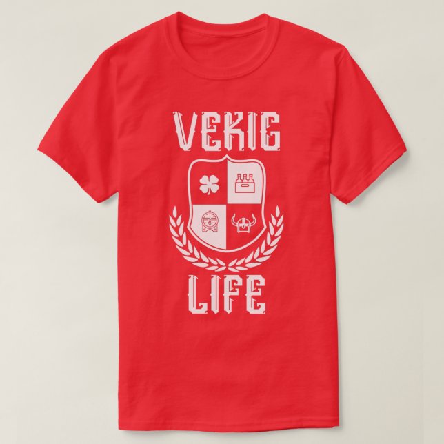 Camiseta Vekig Life (Diseño del anverso)