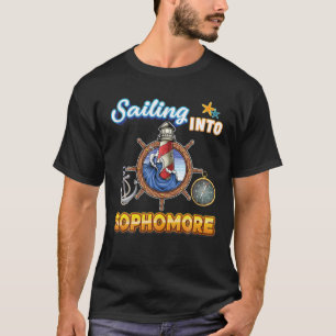 Camiseta Vela A Sophomore Nautical Kid Teacher De Vuelta A 