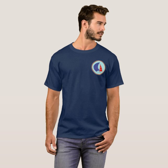 Camiseta Vela, barcos (Anverso completo)
