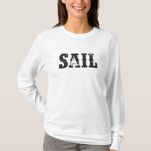Camiseta Vela Capitán de marinero navegante Idea divertida 