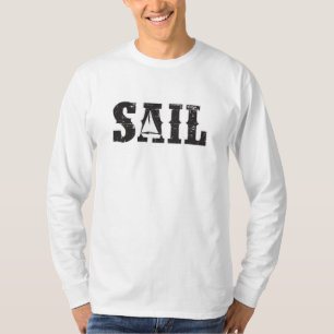 Camiseta Vela Capitán de marinero navegante Idea divertida 