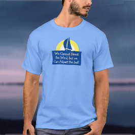 Camiseta Vela De Carreras De Yate Con Atardecer