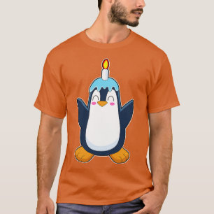 Camiseta Vela de cumpleaños de Penguin