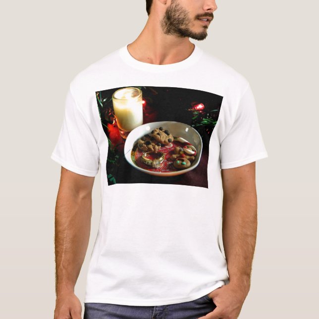 Camiseta Vela de la galleta del navidad (Anverso)