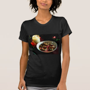 Camiseta Vela de la galleta del navidad