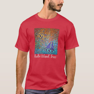 Camiseta Vela de la Isla del Padre Texas