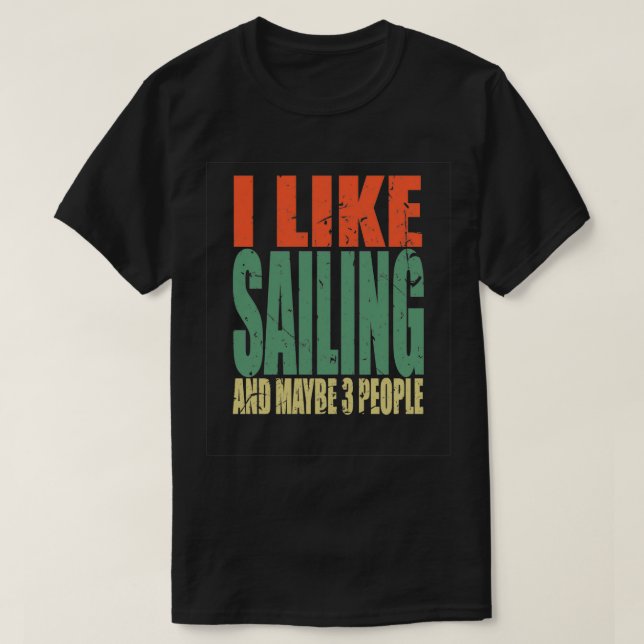 Camiseta Vela Divertida 4 (Diseño del anverso)