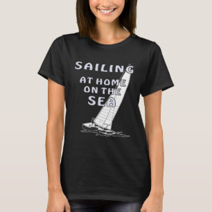 Camiseta Vela En Casa En El Barco Deportivo Acuático Saili