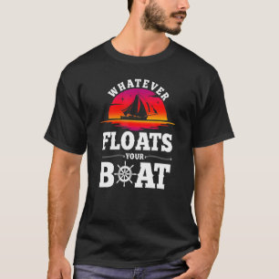 Camiseta Vela En Cualquier Lugar Tu Barco Vintage