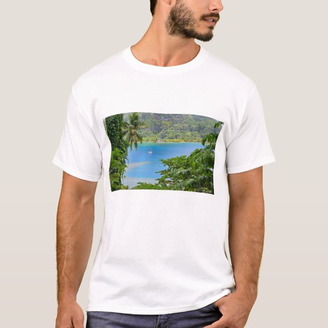 Camiseta Vela en el paraíso tropical de Raiatea (Anverso)