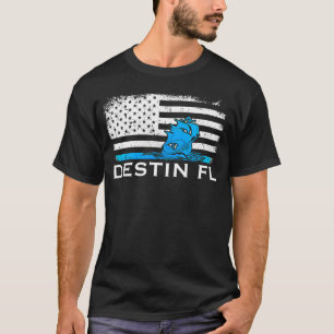 Camiseta Vela En Florida Destin FL Boating Patriotic Estado