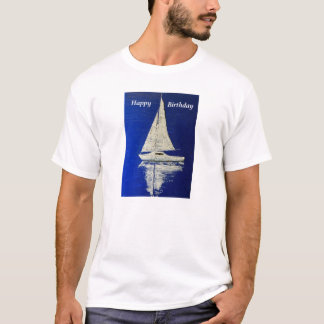 Camiseta Vela Feliz Cumpleaños