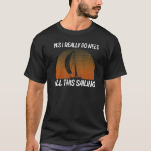 Camiseta Vela Guay Para Hombres Mujeres Navegante