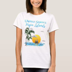 Camiseta Vela Islas Vírgenes de Estados Unidos
