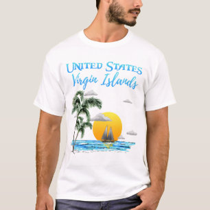 Camiseta Vela Islas Vírgenes de Estados Unidos