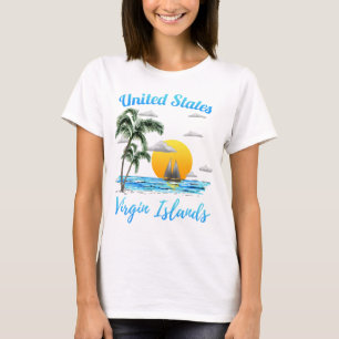 Camiseta Vela Islas Vírgenes de los Estados Unidos