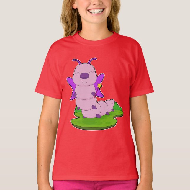 Camiseta Vela mágica de la hada de la oruga (Anverso)