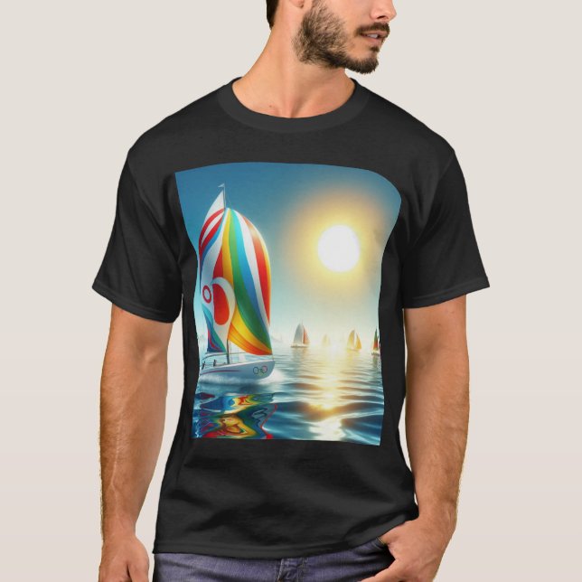 Camiseta Vela olímpica (Anverso)