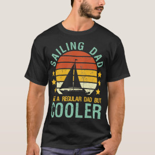 Camiseta Vela Papá Naval Capitán Sailor Padre Funny