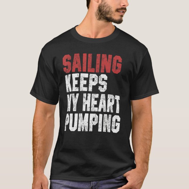 Camiseta Vela Para Hombres Mujeres Capitán De Barco (Anverso)