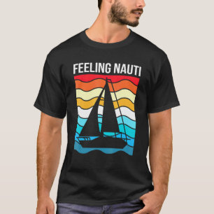 Camiseta Vela Para Hombres Náutica Náutica Sensación Nauti