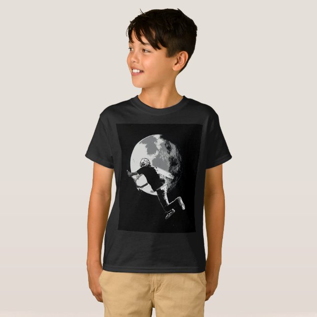 Camiseta Vela por la luna - Golpe de moto (Anverso completo)
